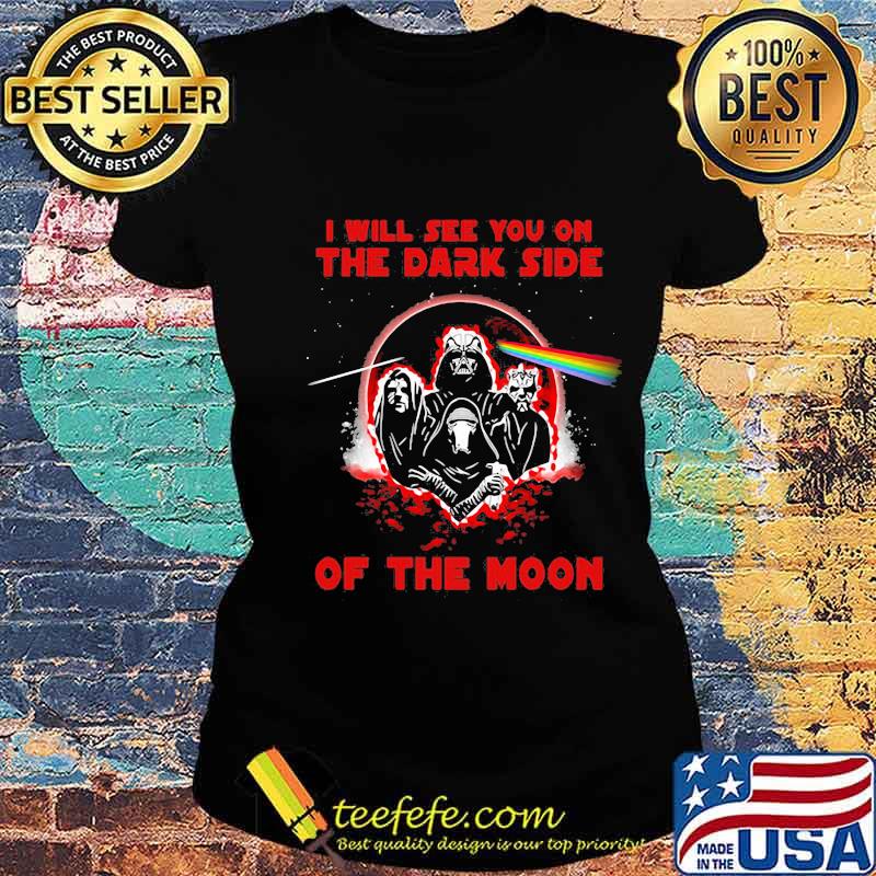 I’ll See You On The Dark Side Of The Moon Skull Raibow Pink Floyd Lgbt Shirt Ladies tee I’ll See You On The Dark Side Of The Moon Skull Raibow Pink Floyd Lgbt Shirt Ladies tee