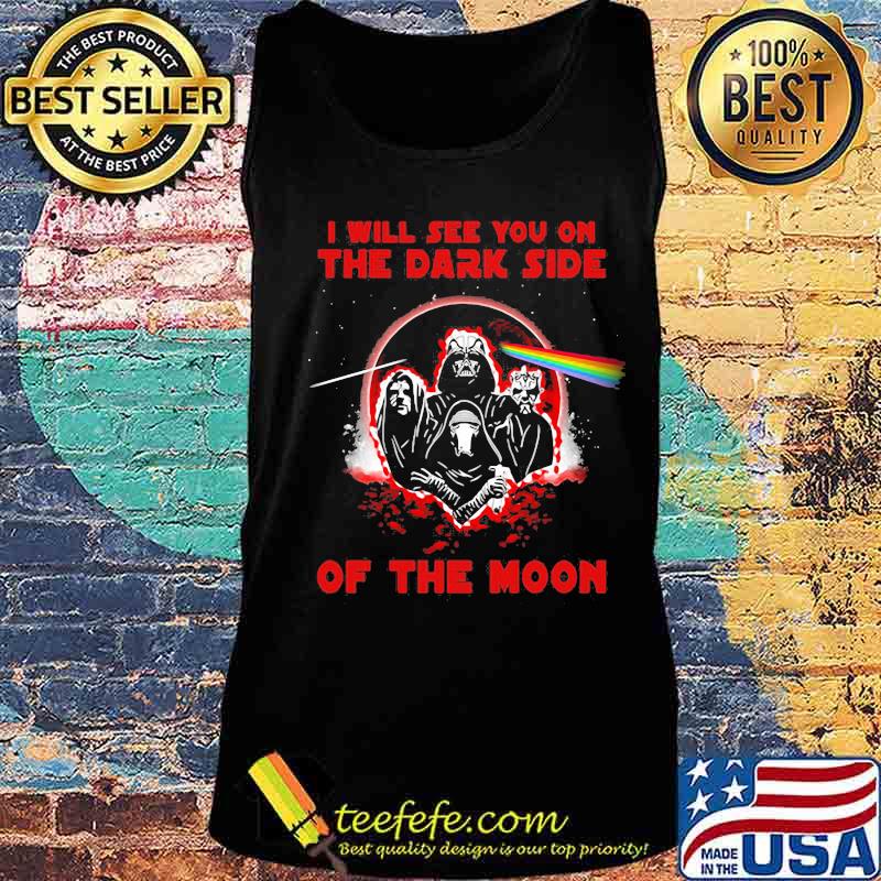 I’ll See You On The Dark Side Of The Moon Skull Raibow Pink Floyd Lgbt Shirt Tank top I’ll See You On The Dark Side Of The Moon Skull Raibow Pink Floyd Lgbt Shirt Tank top