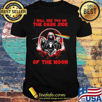 I’ll See You On The Dark Side Of The Moon Skull Raibow Pink Floyd Lgbt Shirt