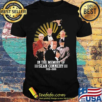 In the memory of sean connery 1930 2020 vintage shirt