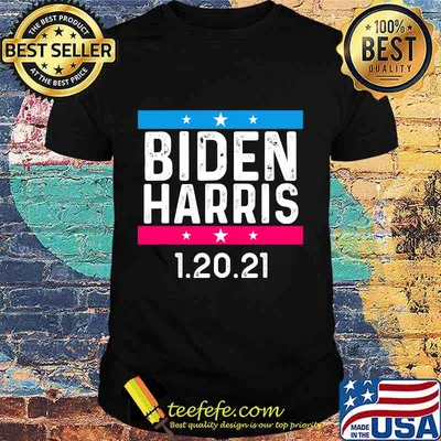 Inauguration day date 46th president joe biden 2021 harris shirt