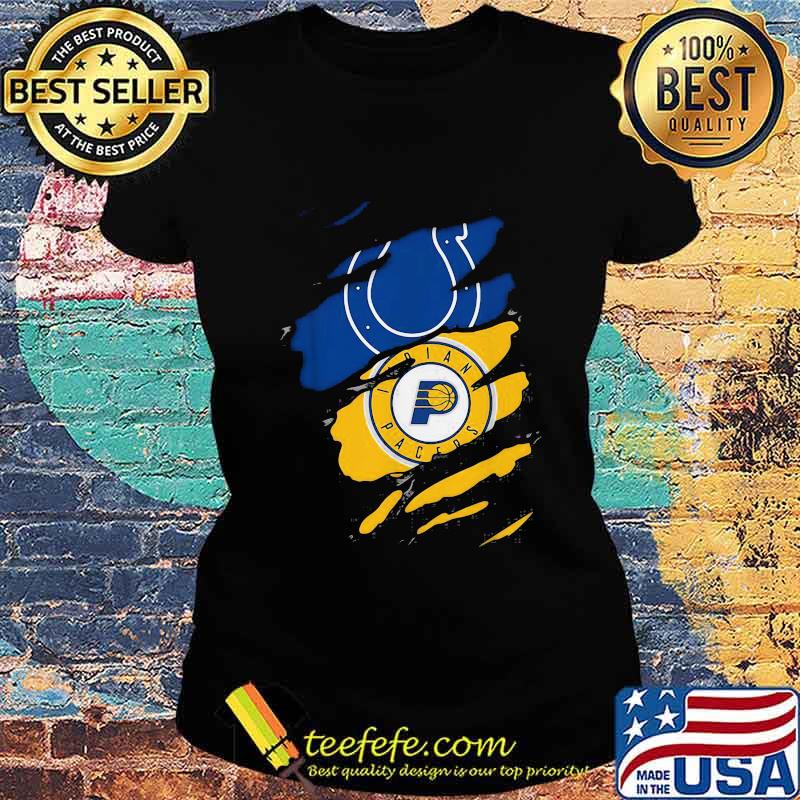 Indianapolis colts and indiana pacers s Ladies tee Indianapolis colts and indiana pacers s Ladies tee
