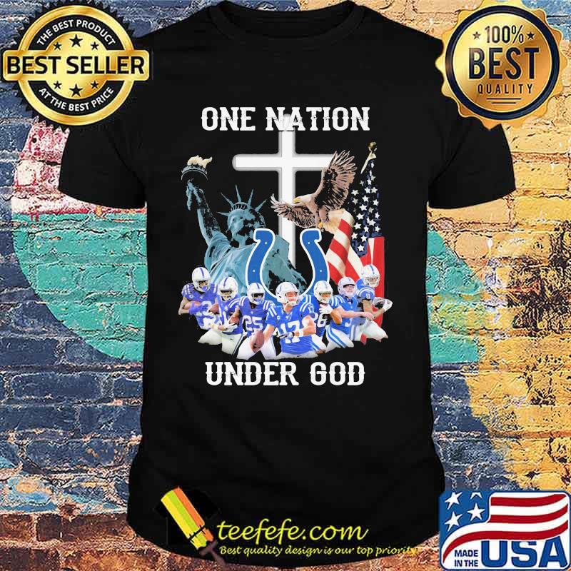 Indianapolis colts one nation under god shirt