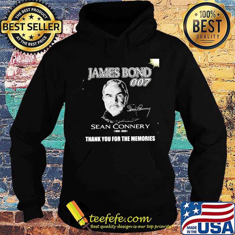 James bond 007 sean connery 1930 2020 thank you for the memories signature s Hoodie James bond 007 sean connery 1930 2020 thank you for the memories signature s Hoodie