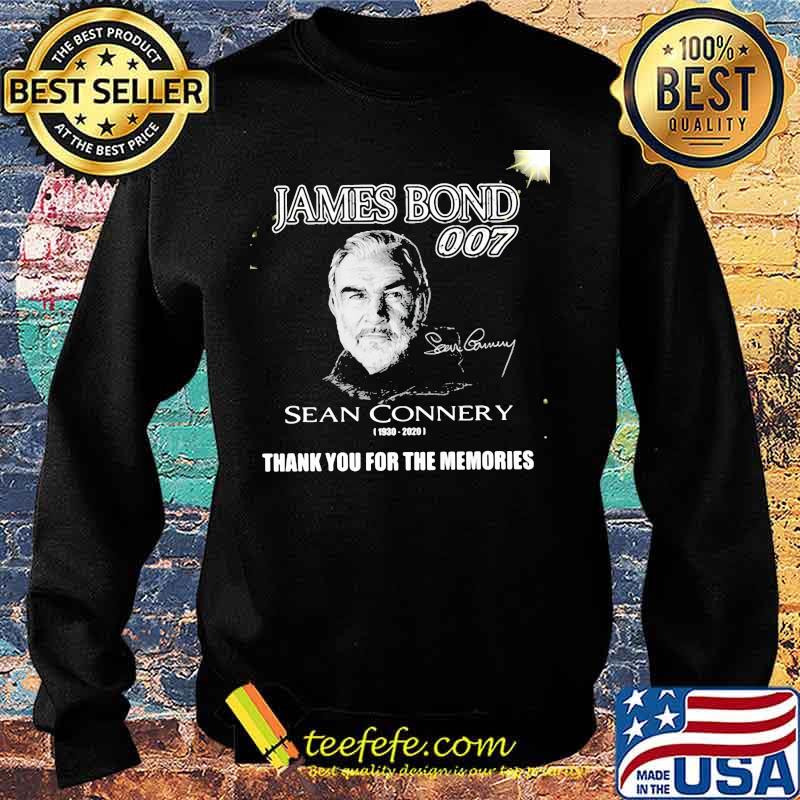 James bond 007 sean connery 1930 2020 thank you for the memories signature s Sweater James bond 007 sean connery 1930 2020 thank you for the memories signature s Sweater