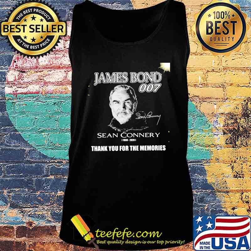 James bond 007 sean connery 1930 2020 thank you for the memories signature s Tank top James bond 007 sean connery 1930 2020 thank you for the memories signature s Tank top
