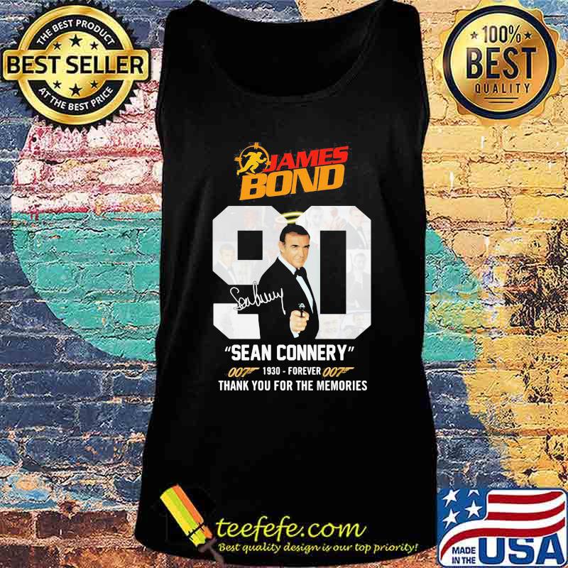 James bond 90 sean connery 1930 forever thank you for the memories signature s Tank top James bond 90 sean connery 1930 forever thank you for the memories signature s Tank top