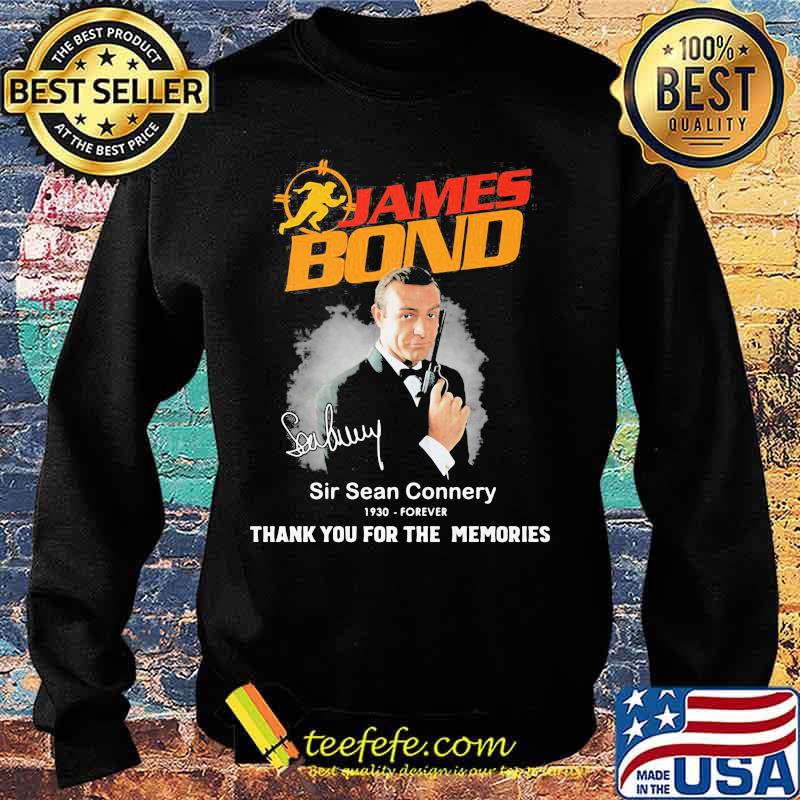 James bond sir sean connery 1930- forever thank you for the memories signatures shirt (2) Sweater James bond sir sean connery 1930- forever thank you for the memories signatures shirt (2) Sweater