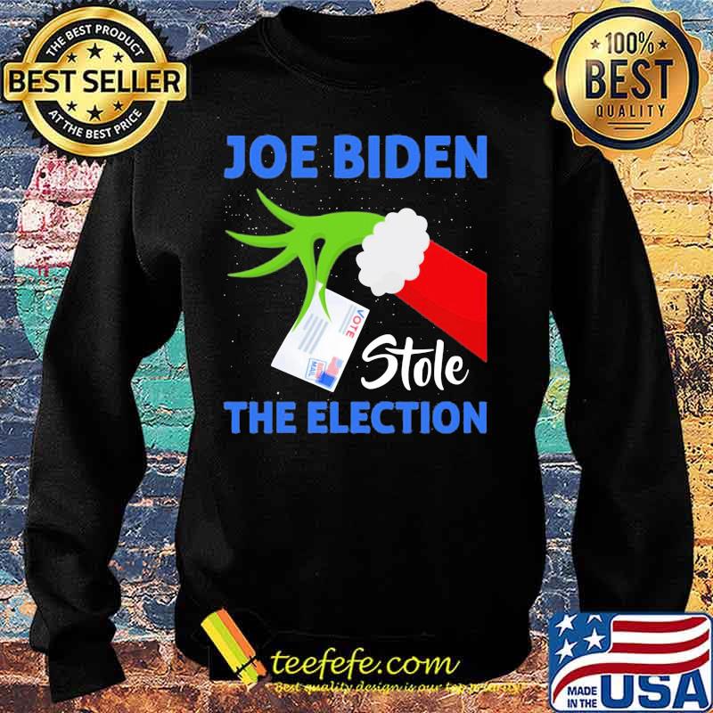 Joe biden stole the election merry christmas grinch holding vote s Sweater Joe biden stole the election merry christmas grinch holding vote s Sweater