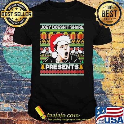 Joey doesnt share president's ugly christmas shirt
