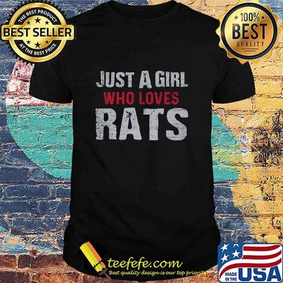 Just A Girl Who Loves Rat Vintage Shirt