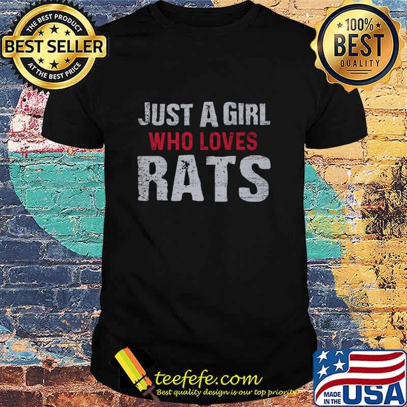 Just A Girl Who Loves Rat Vintage Shirt