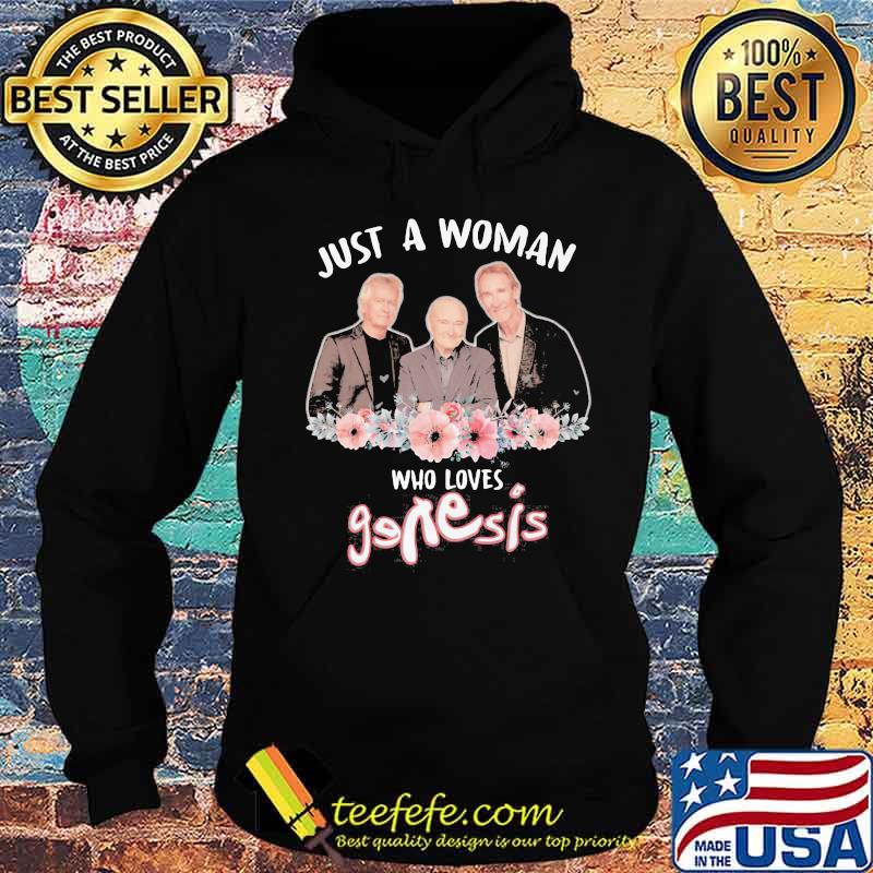 Just a woman who loves genesis flowers s Hoodie Just a woman who loves genesis flowers s Hoodie
