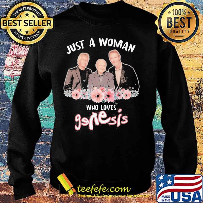 Just a woman who loves genesis flowers s Sweater Just a woman who loves genesis flowers s Sweater