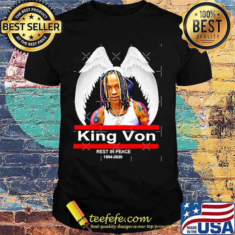 King von rest in peace 1994 2020 wings shirt