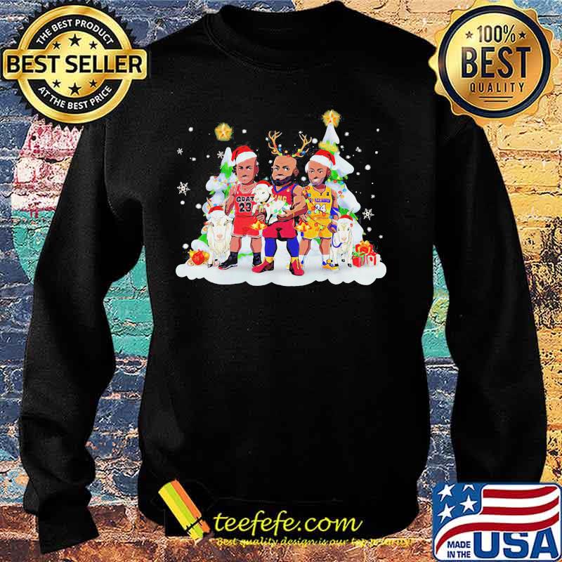 Kobe bryant michael jordan lebron james merry christmas s Sweater Kobe bryant michael jordan lebron james merry christmas s Sweater
