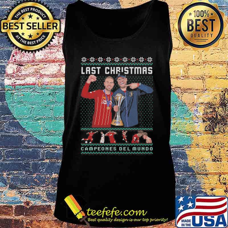Last christmas campeones del mundo liverpool s Tank top Last christmas campeones del mundo liverpool s Tank top