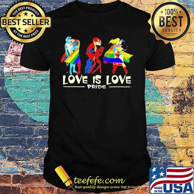 Lgbt love is love pride shirt