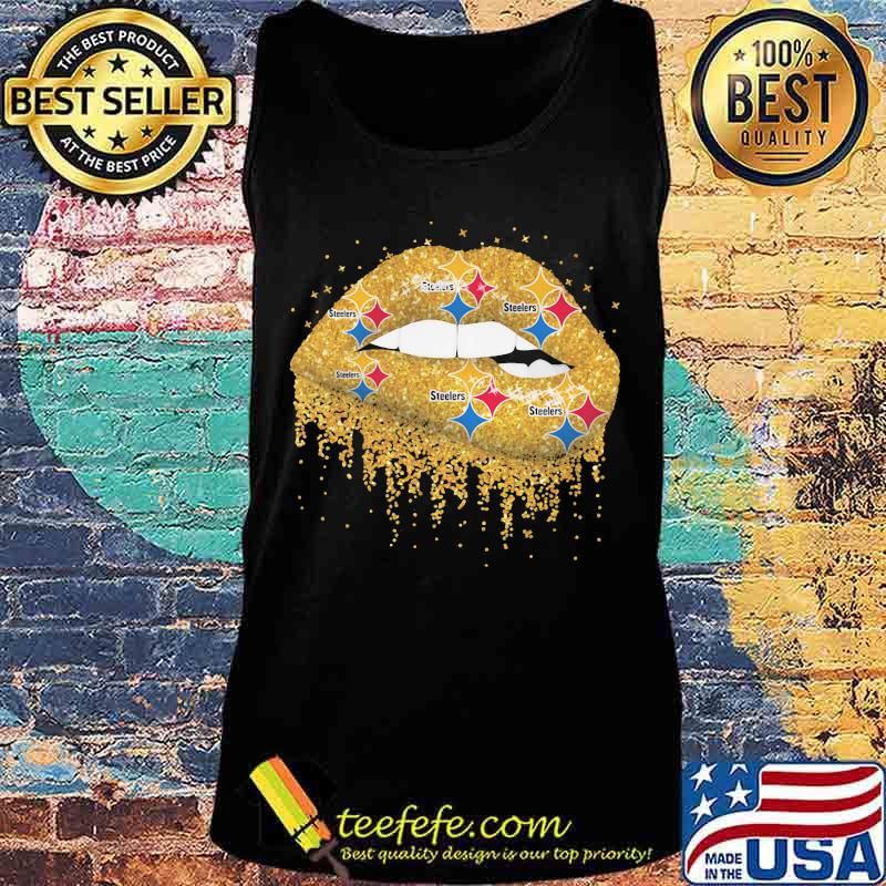Lips pittsburgh steelers logo diamond s Tank top Lips pittsburgh steelers logo diamond s Tank top