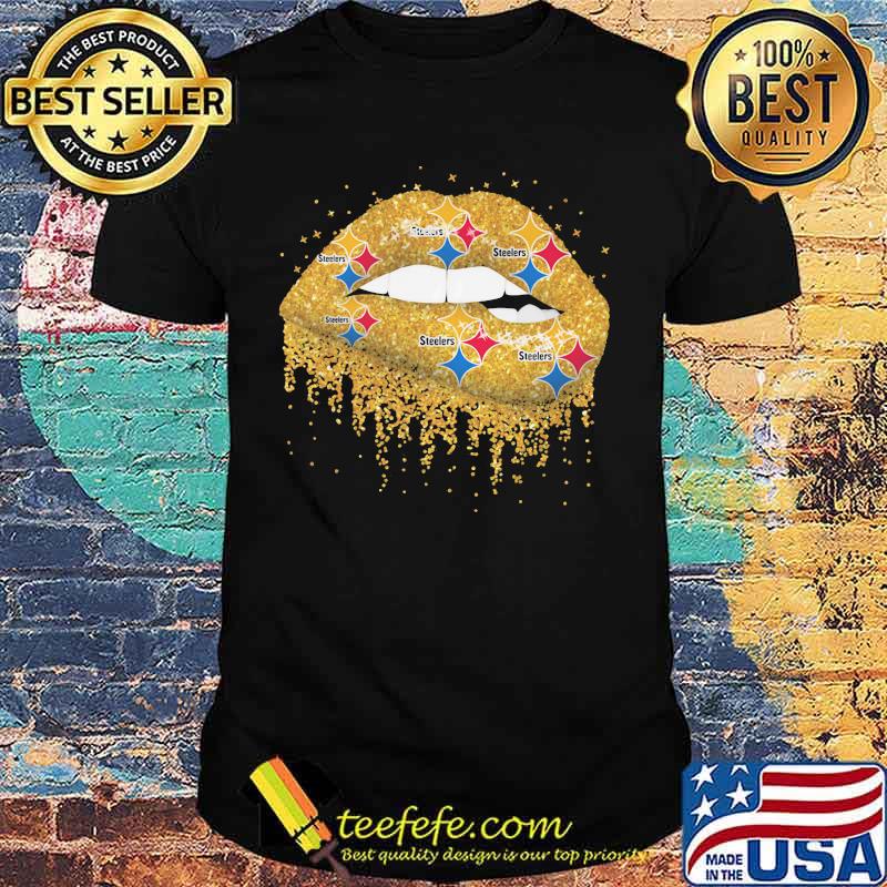 Lips pittsburgh steelers logo diamond shirt Lips pittsburgh steelers logo diamond shirt