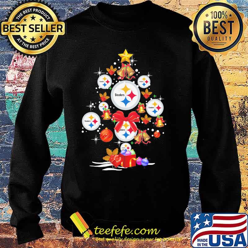 Logo Steelers Christmastree Merry Xmas Shirt Sweater Logo Steelers Christmastree Merry Xmas Shirt Sweater