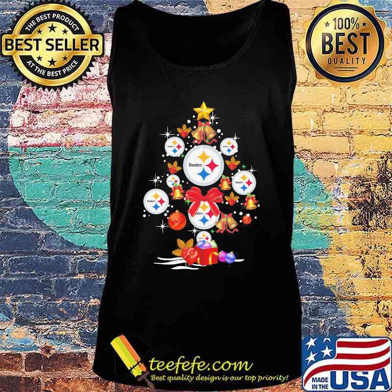 Logo Steelers Christmastree Merry Xmas Shirt Tank top Logo Steelers Christmastree Merry Xmas Shirt Tank top