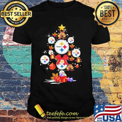 Logo Steelers Christmastree Merry Xmas Shirt