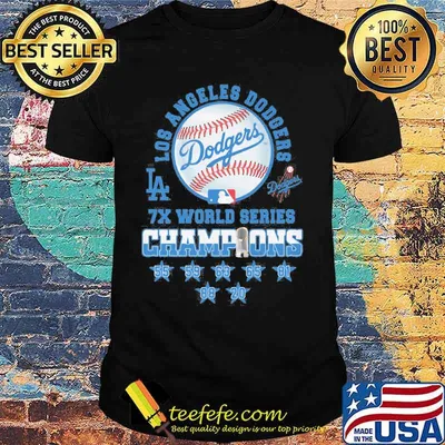 Los angeles dodgers 7x world series champions shirt