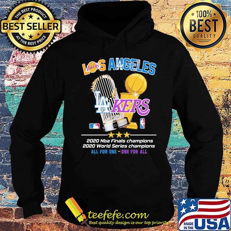 Los angeles lakers 2020 nba finals champions world series champions all for one one for all s Hoodie Los angeles lakers 2020 nba finals champions world series champions all for one one for all s Hoodie