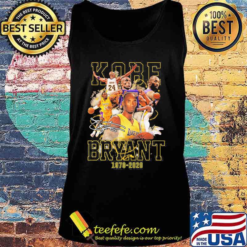 Los angeles lakers kobe bryant bryant 1978 2020 signature s Tank top Los angeles lakers kobe bryant bryant 1978 2020 signature s Tank top