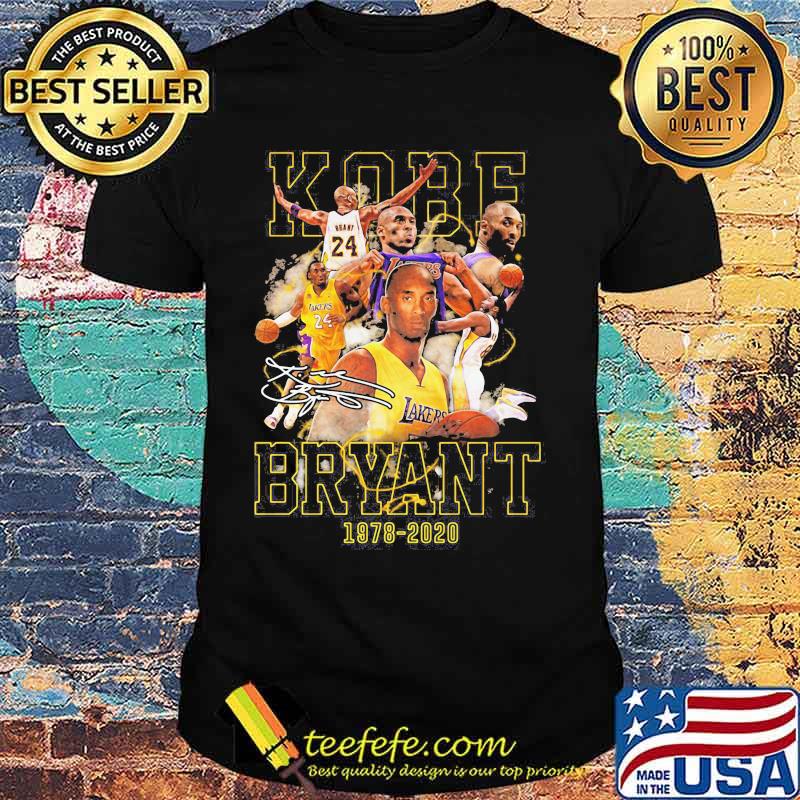 Los angeles lakers kobe bryant bryant 1978 2020 signature shirt