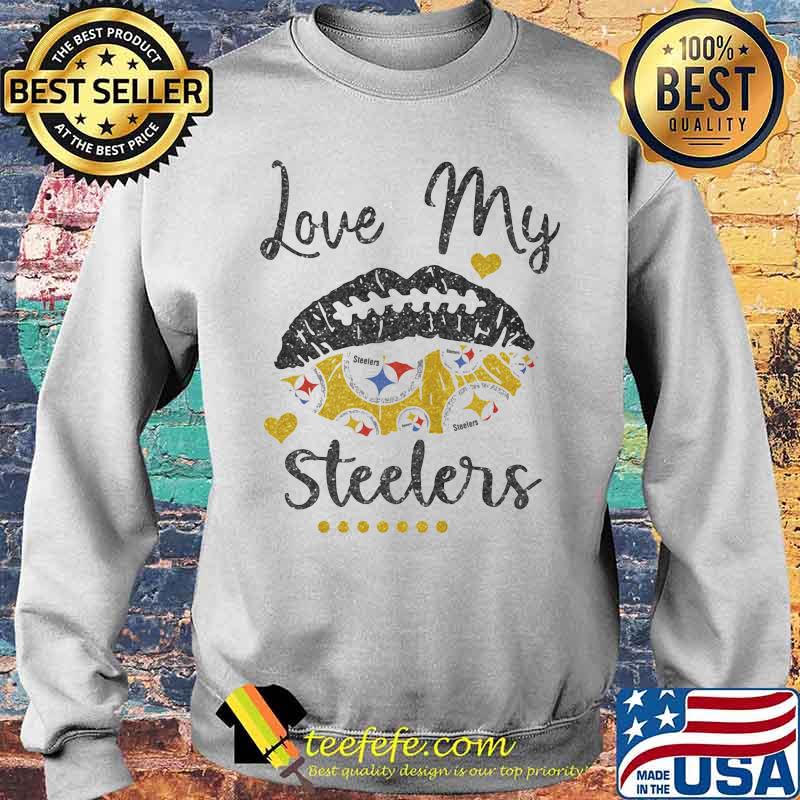 Love my pittsburgh steelers lips s Sweater Love my pittsburgh steelers lips s Sweater