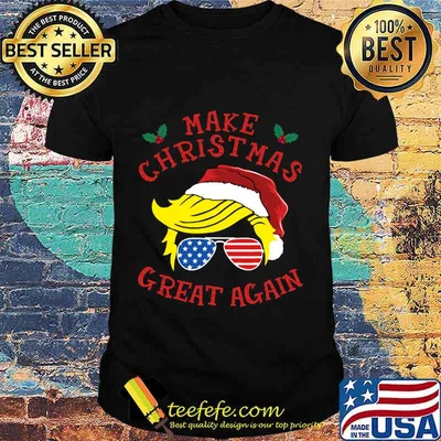 Make christmas great again support trump christmas 2020 shirt