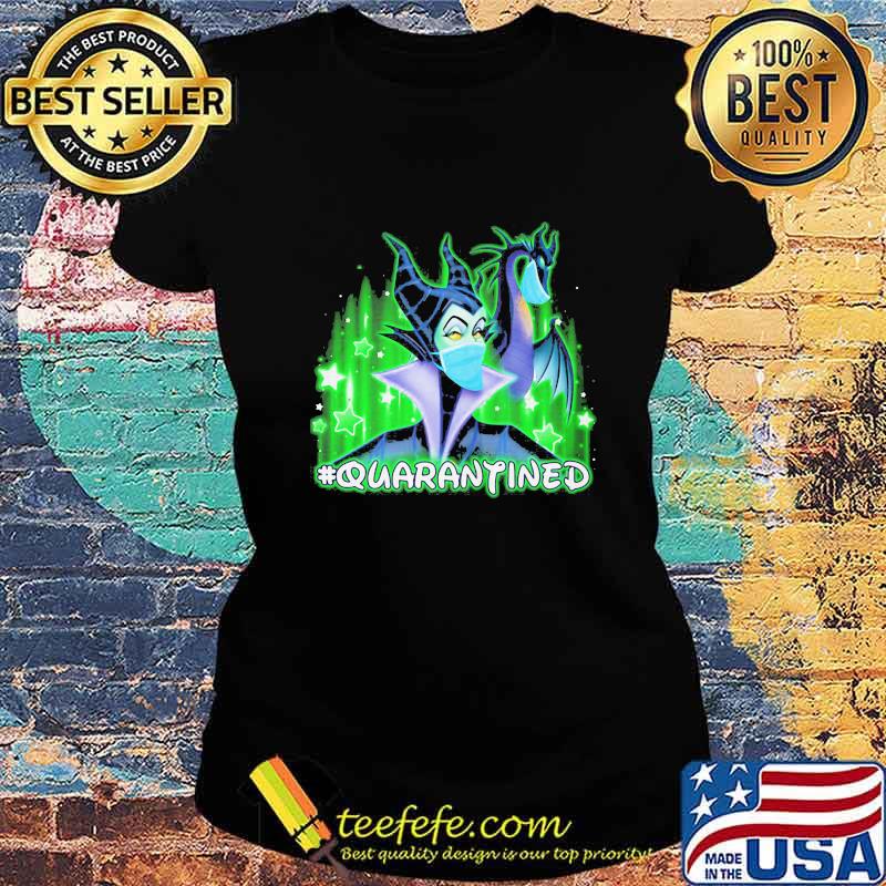 Maleficent and dragon mask quarantined s Ladies tee Maleficent and dragon mask quarantined s Ladies tee