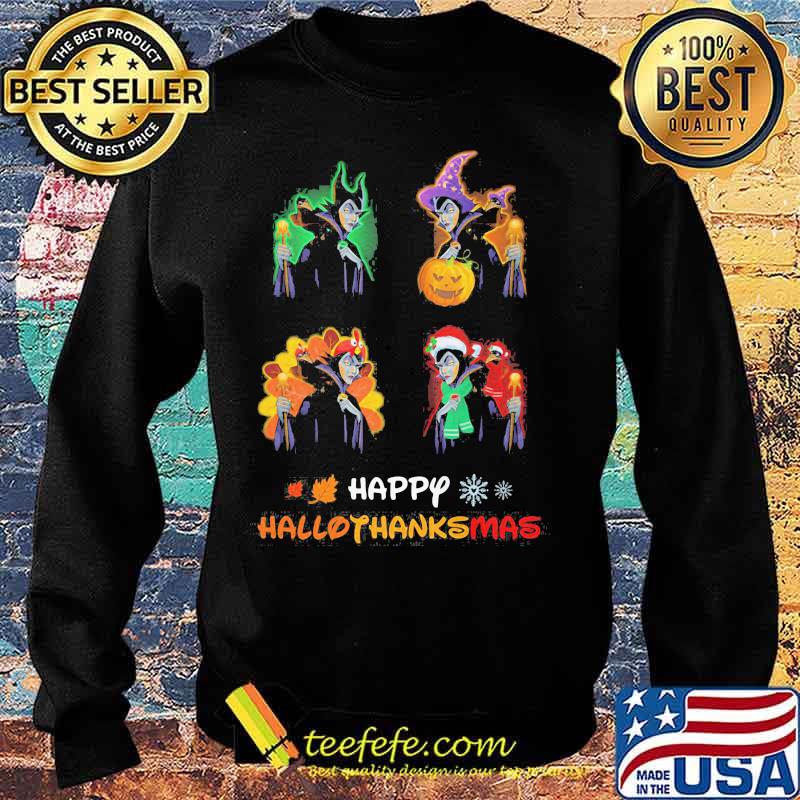 Maleficent happy hallothanksmas halloween thanksgiving christmas s Sweater Maleficent happy hallothanksmas halloween thanksgiving christmas s Sweater