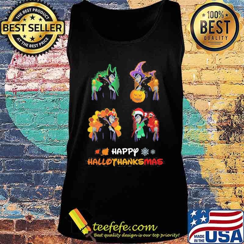 Maleficent happy hallothanksmas halloween thanksgiving christmas s Tank top Maleficent happy hallothanksmas halloween thanksgiving christmas s Tank top