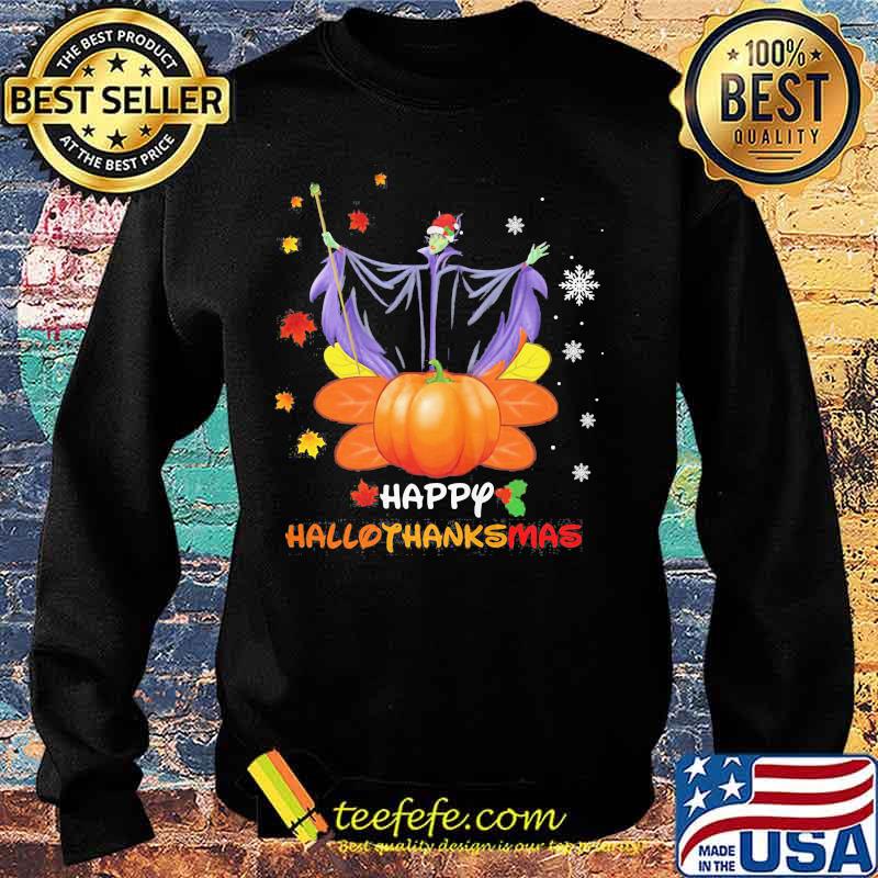Maleficent happy hallothanksmas shirts Sweater Maleficent happy hallothanksmas shirts Sweater