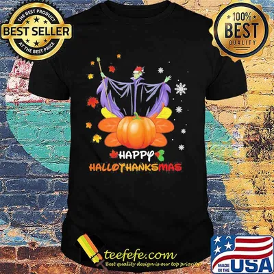 Maleficent happy hallothanksmas shirts