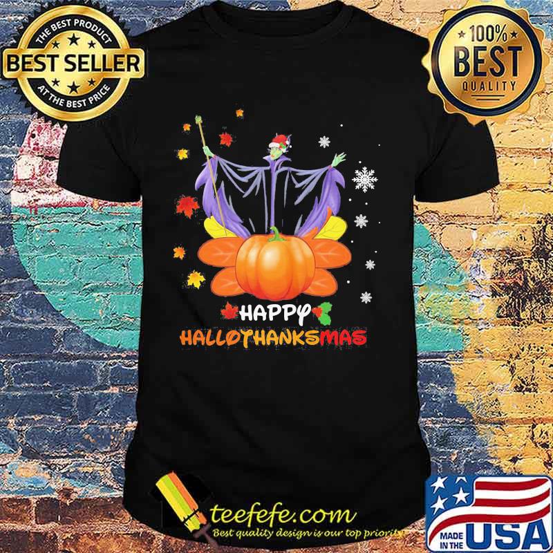 Maleficent happy hallothanksmas shirts
