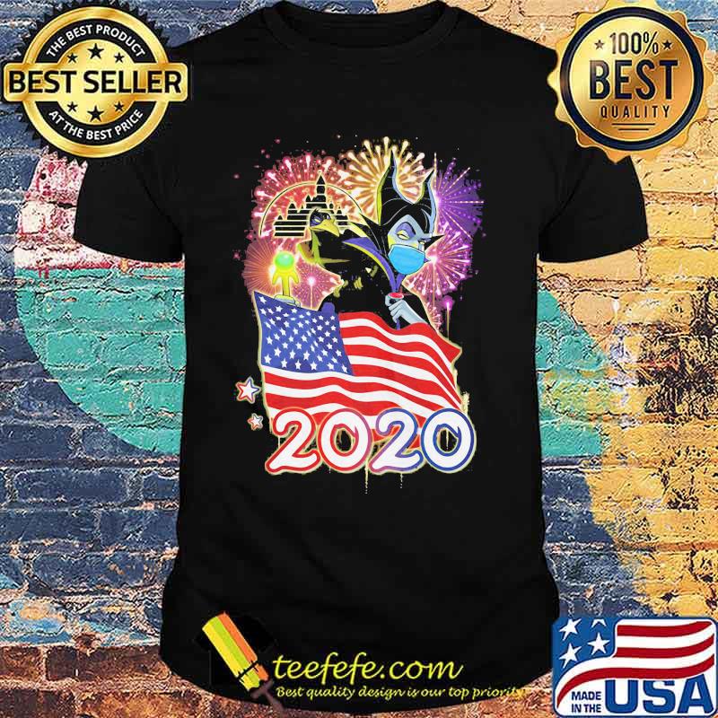 Maleficent mask american flag 2020 shirt