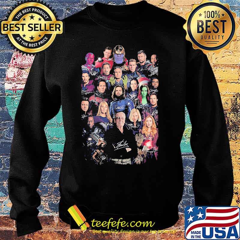 Marvel heroes stan lee signatures s Sweater Marvel heroes stan lee signatures s Sweater