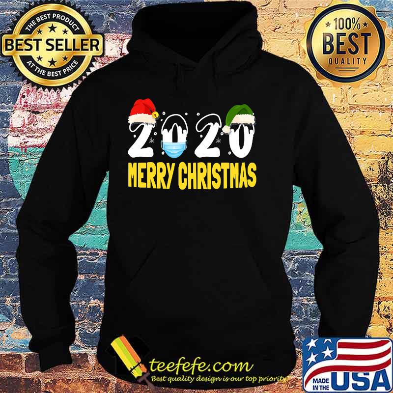 Merry Christmas 2020 Quarantine Christmas Santa Face Mask Shirt Hoodie Merry Christmas 2020 Quarantine Christmas Santa Face Mask Shirt Hoodie