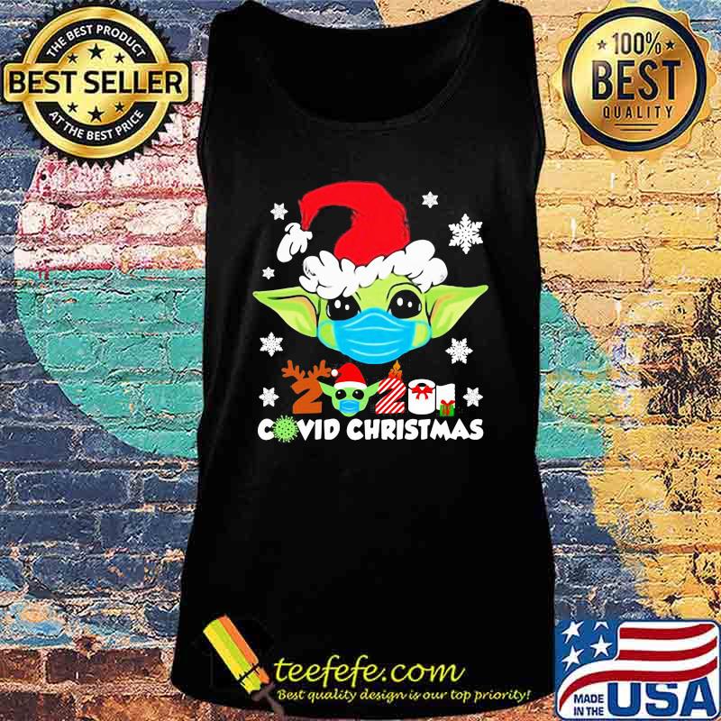 Merry christmas baby yoda covid-19 mask s Tank top Merry christmas baby yoda covid-19 mask s Tank top