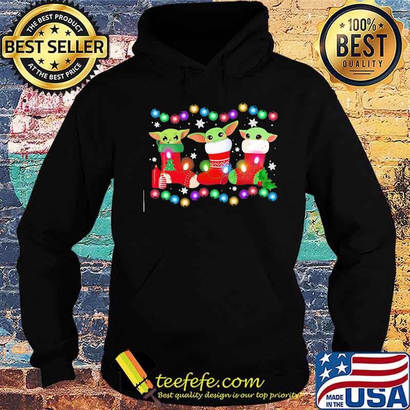 Merry christmas baby yoda lights s Hoodie Merry christmas baby yoda lights s Hoodie