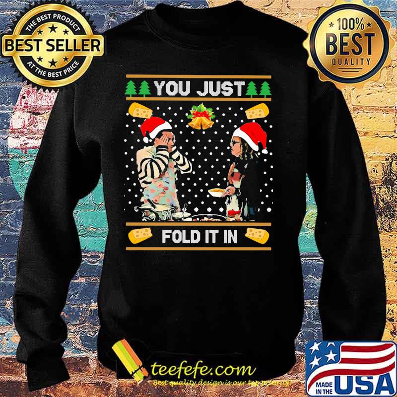 Merry christmas bell you just fold it in s Sweater Merry christmas bell you just fold it in s Sweater