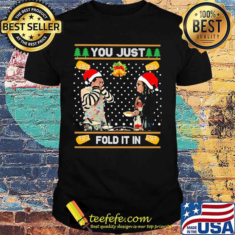 Merry christmas bell you just fold it in shirt Merry christmas bell you just fold it in shirt