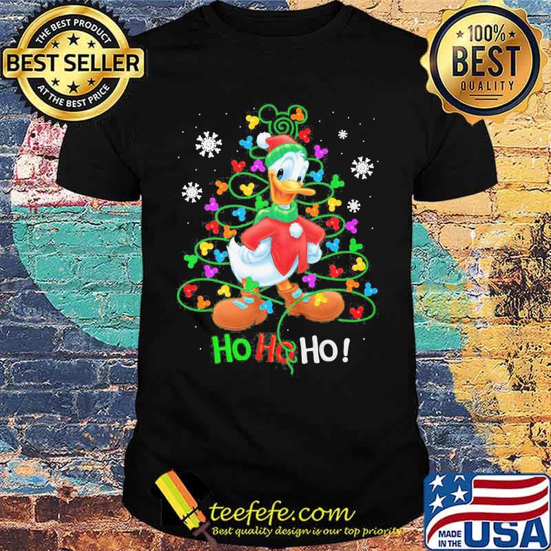 Merry christmas donald duck ho ho ho shirt