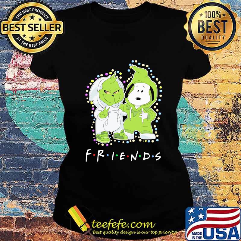 Merry christmas grinch and snoopy friends s Ladies tee Merry christmas grinch and snoopy friends s Ladies tee