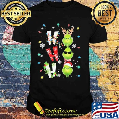 Merry christmas grinch ho ho ho shirt