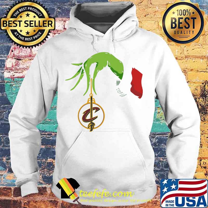 Merry christmas grinch holding cleveland cavallers logo s Hoodie Merry christmas grinch holding cleveland cavallers logo s Hoodie